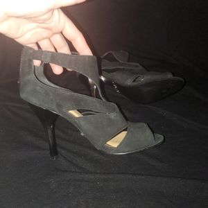 Fergie suede heels